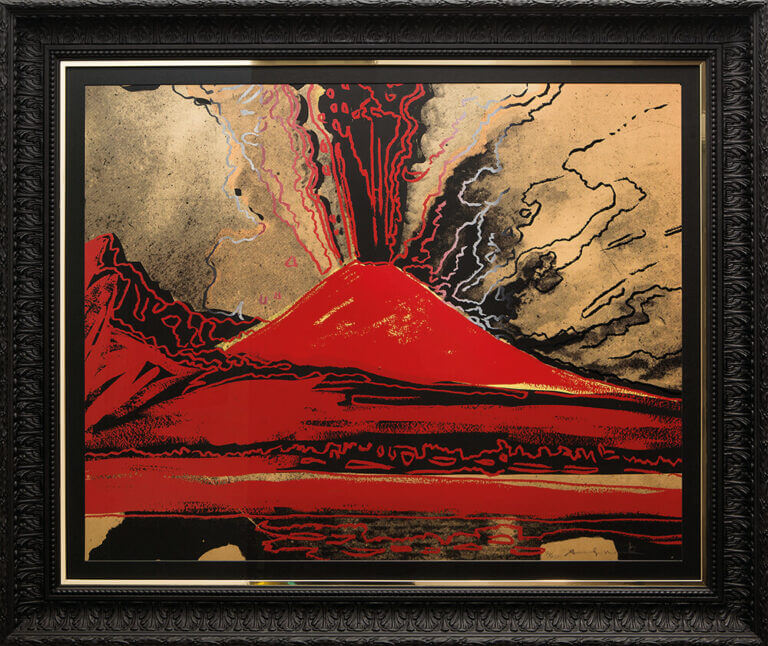 Andy Warhol, Vesuvius, 80 x 100 cm