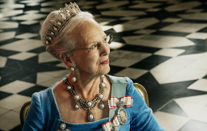 La reine Margrethe II de Danemark
