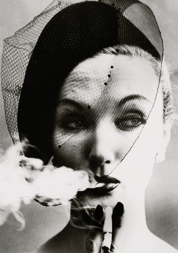 William Klein Smoke and Veil , 1958 © Courtesy Gallery FIFTY ONE