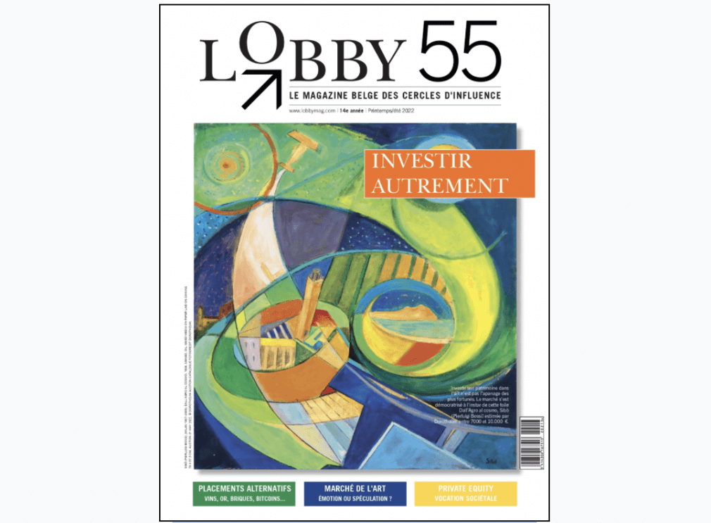 La couverture du prochain magazine Lobby sur les investissements