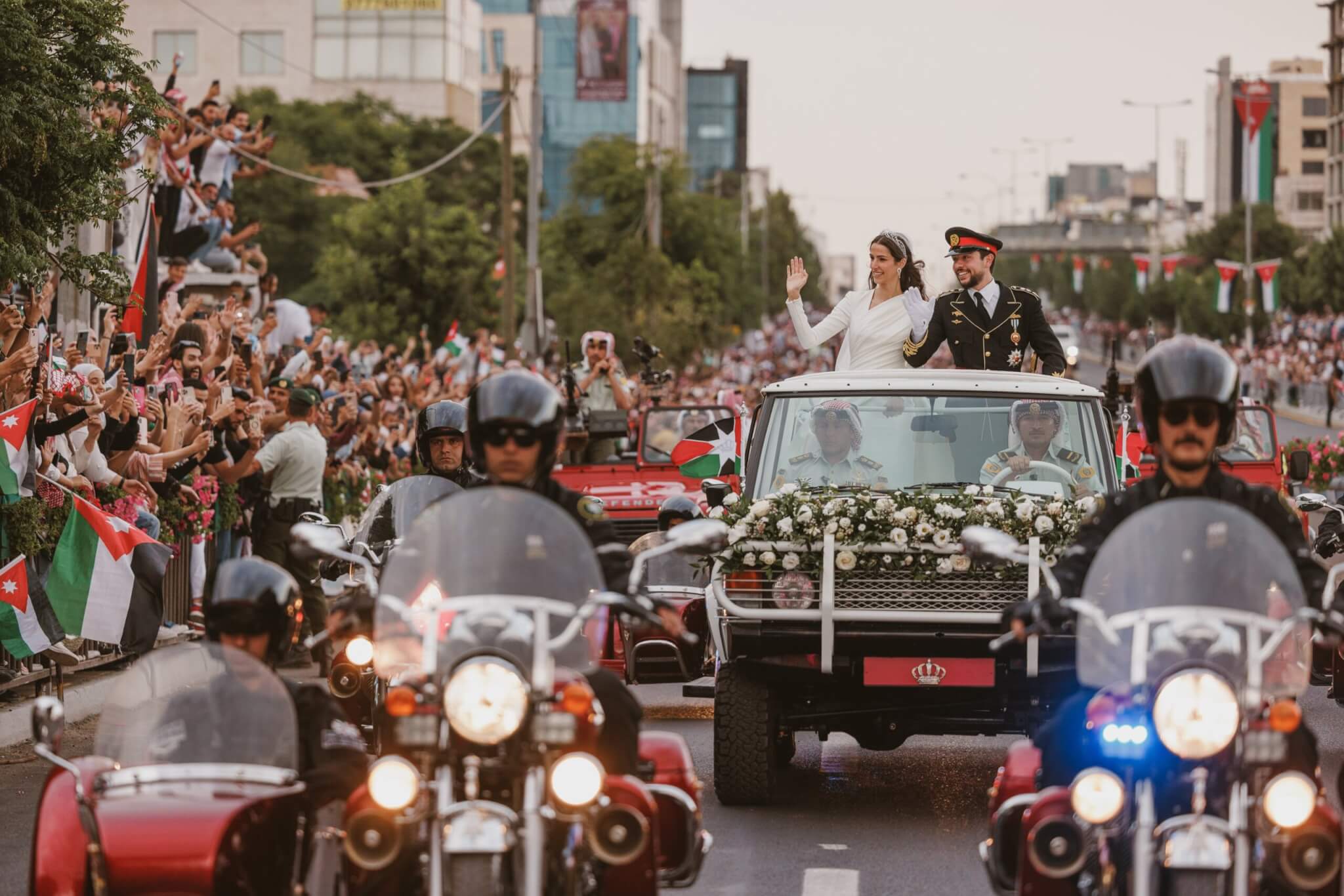 Le mariage de conte de fées de la princesse Iman de Jordanie