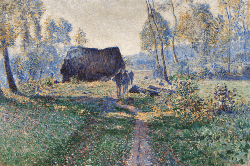 Anna Boch, Chaumière en Flandre, ca. 1891, huile sur toile © HADIYE CANGOKCE