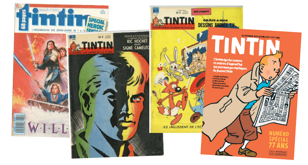 77 ans des Éditions du Lombard : le journal Tintin est de retour ! —  Éditions Le Lombard