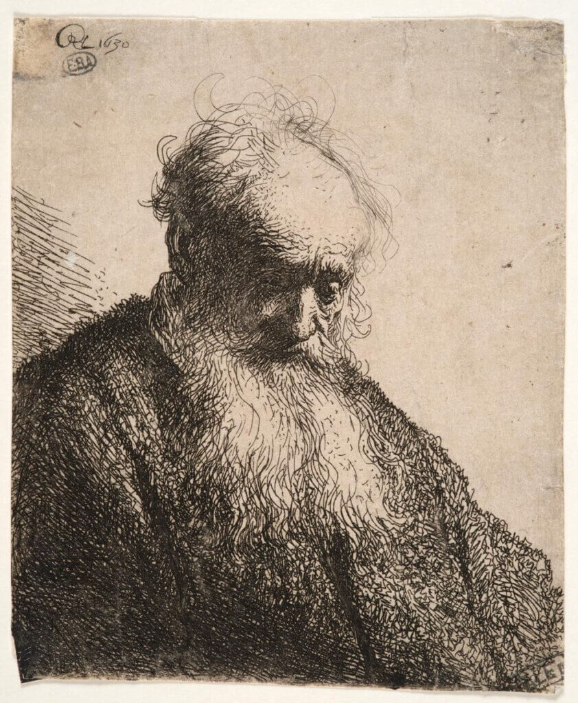 Rembrandt van Rijn, Vieillard à grande barbe