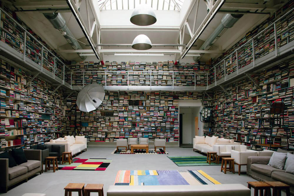plateau-bibliothèque Librairie 7L
