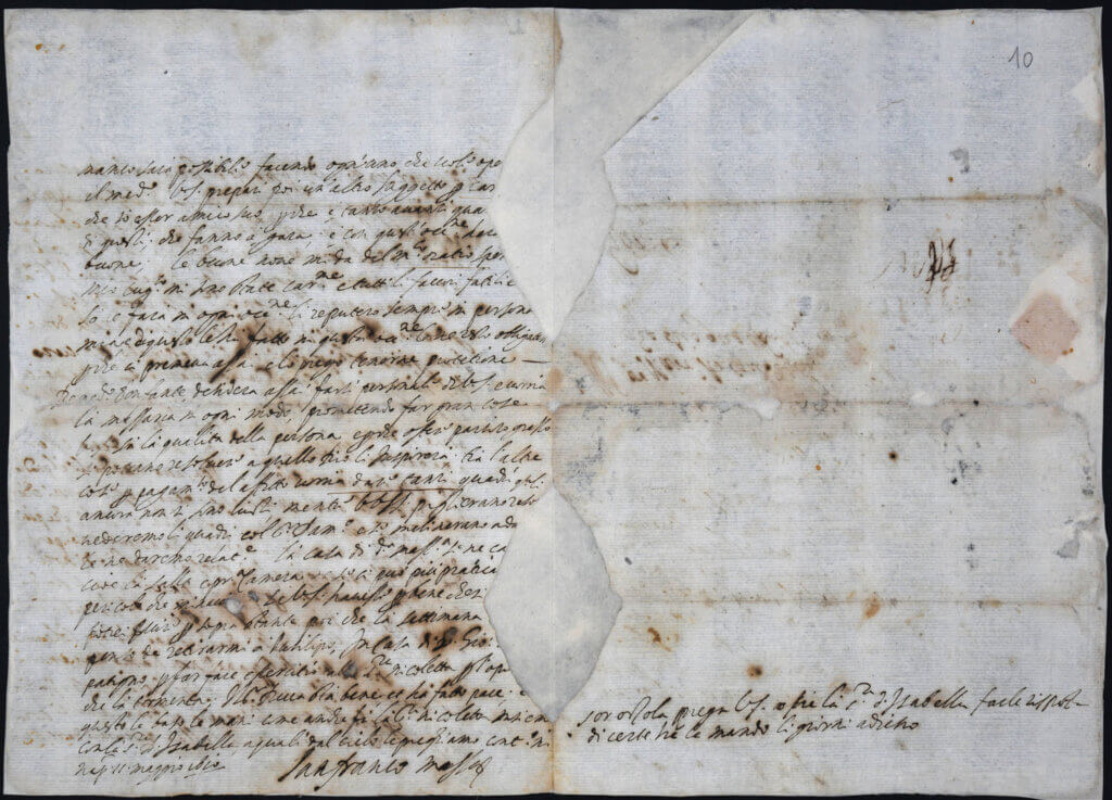 Lettre de Lanfranco Massa à Marco Antonio Doria, 11 May, 1610