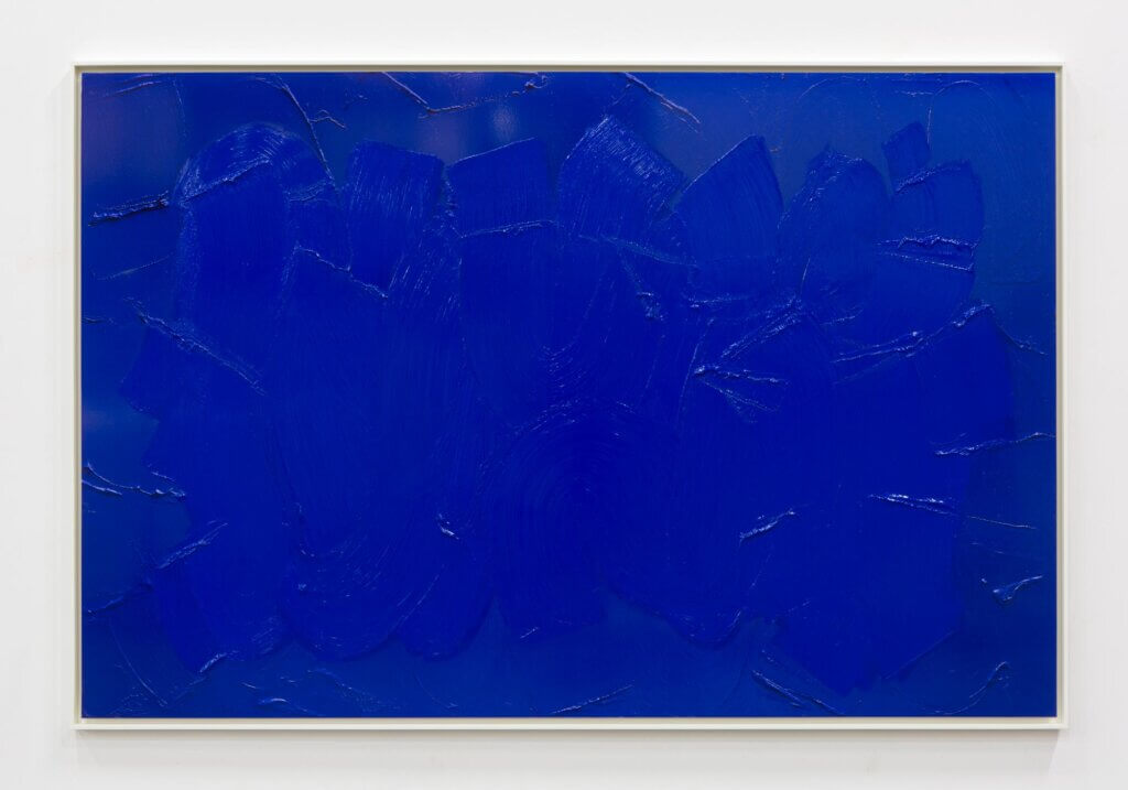 Bertrand Lavier, Bleu de Cobalt foncé