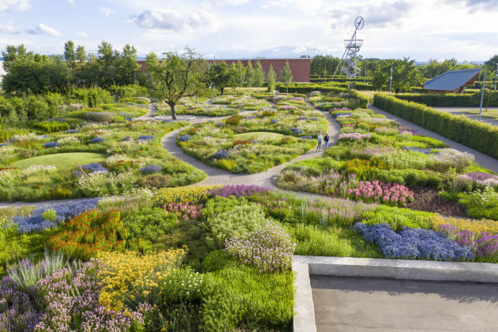 Les jardins dessinés par Piet Oudolf. © Vitra