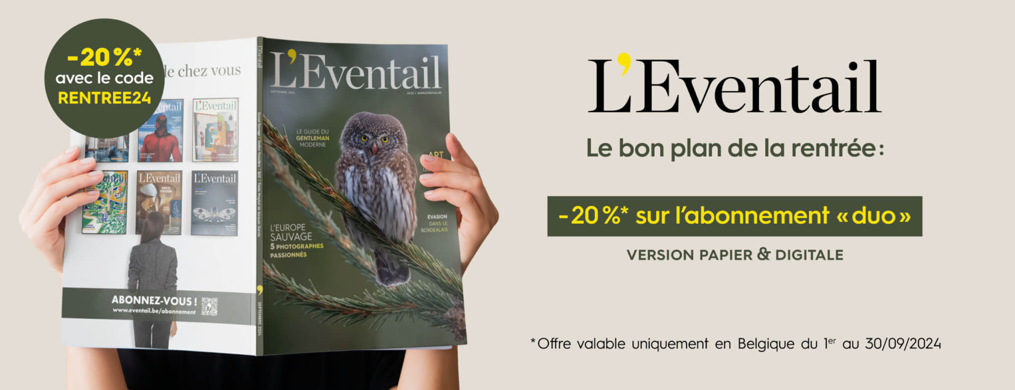 bannière de promo