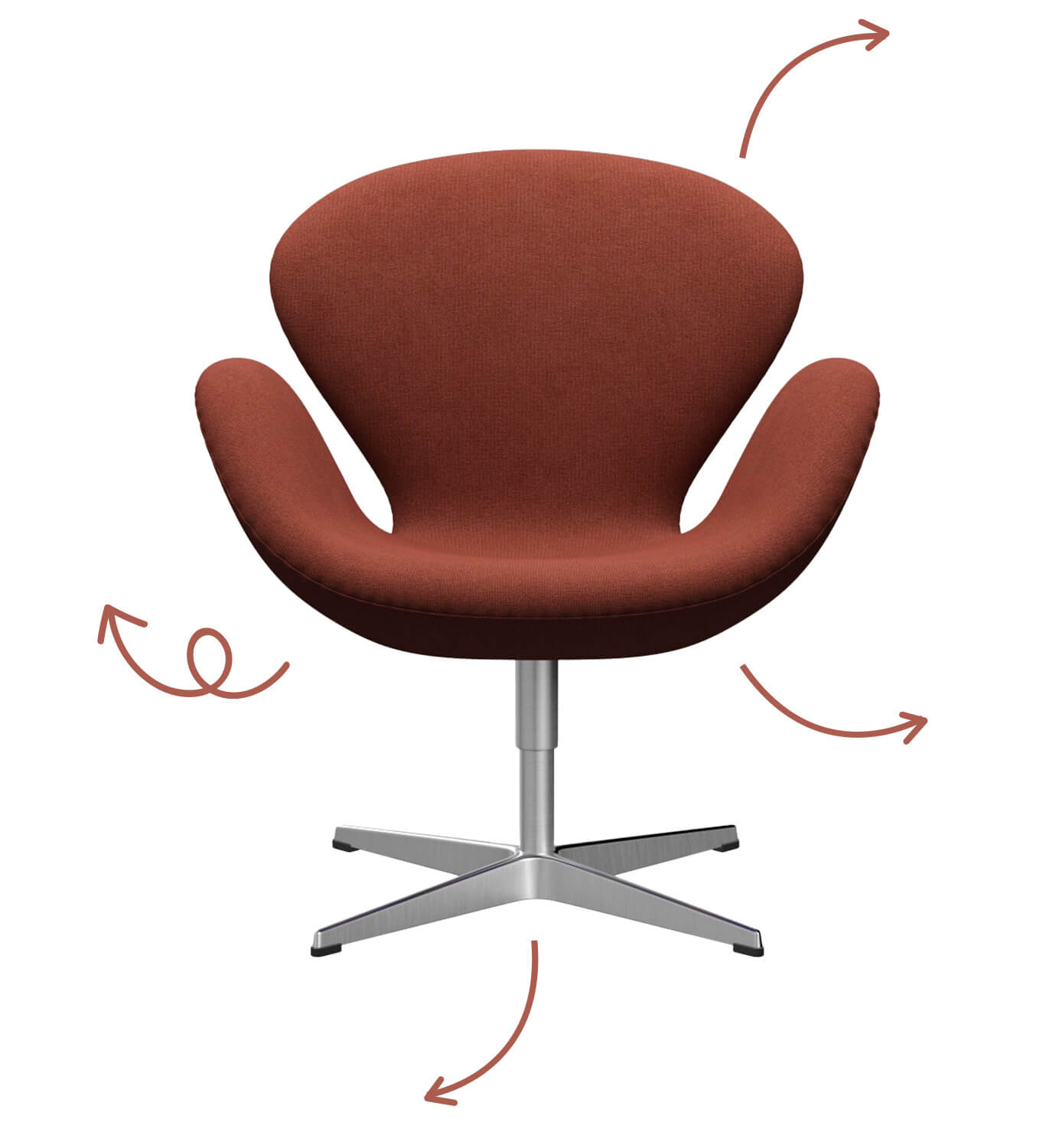 Icone du Design - La Swan™ Chair d’Arne Jacobsen