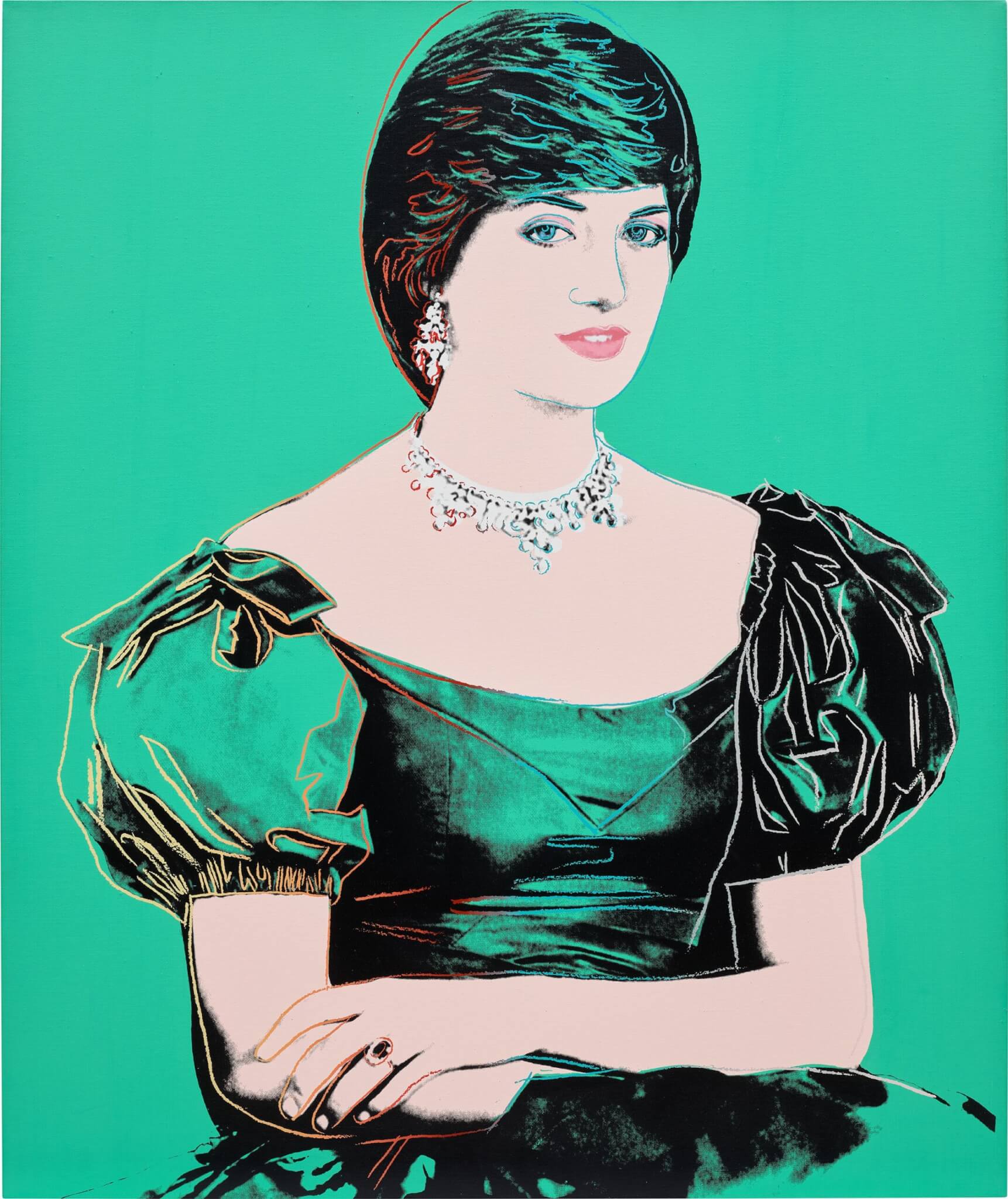 Andy Warhol - Portrait de la Princesse Diana