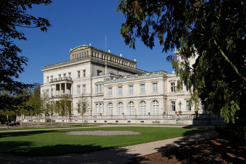 Fotos der Villa Hügel und des Parks der Alfried Krupp von Bohlen und Halbach-Stiftung. Fotograf: Denis Bury, VG Bild-Kunst
