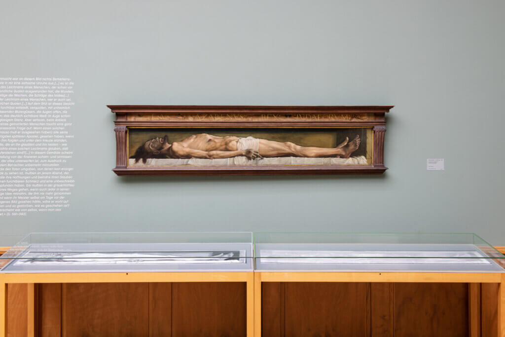 Le Christ mort au tombeau, 1520-1522, huile sur panneau, de Hans Holbein le Jeune © Kunstmuseumbasel