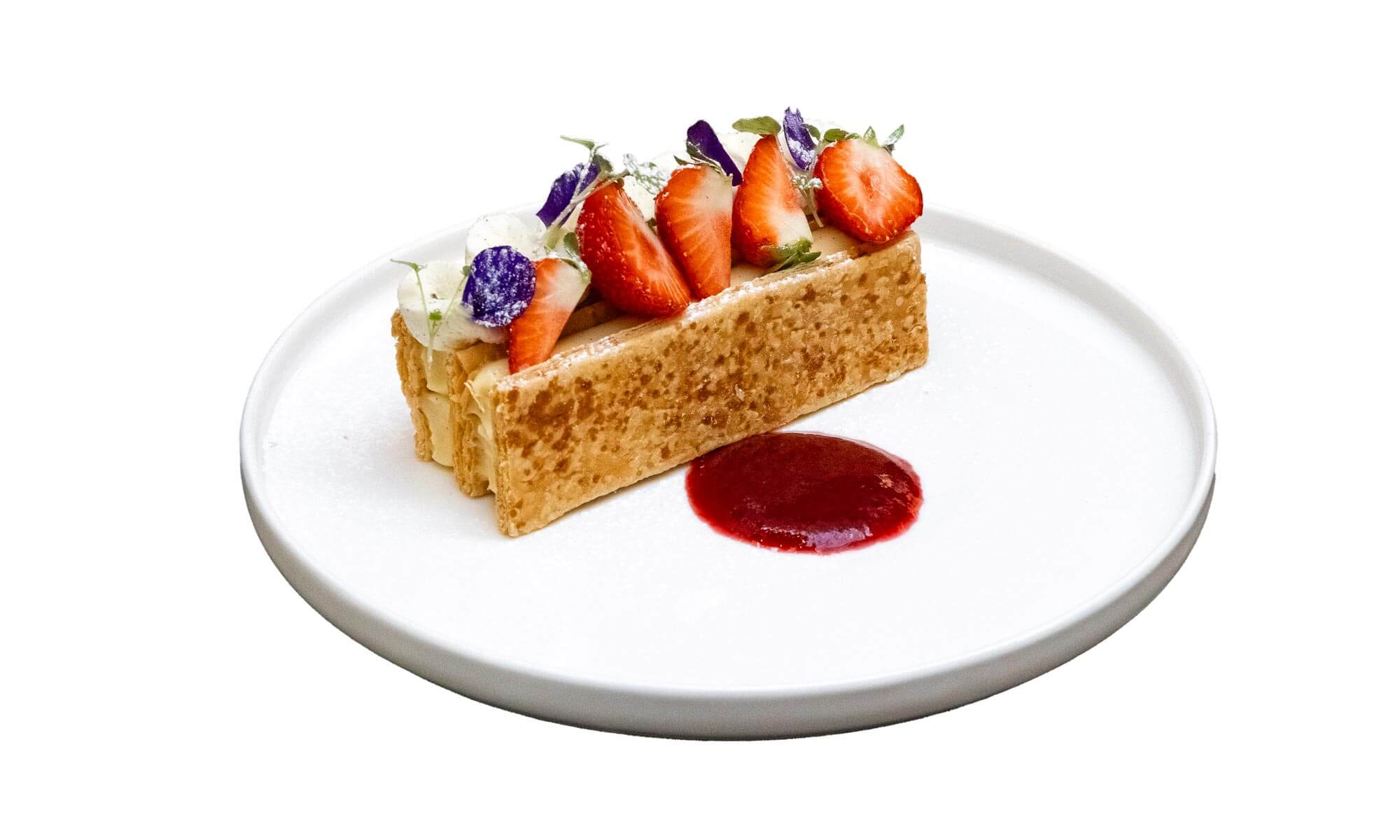 Feuilleté aux fraises de Wépion
