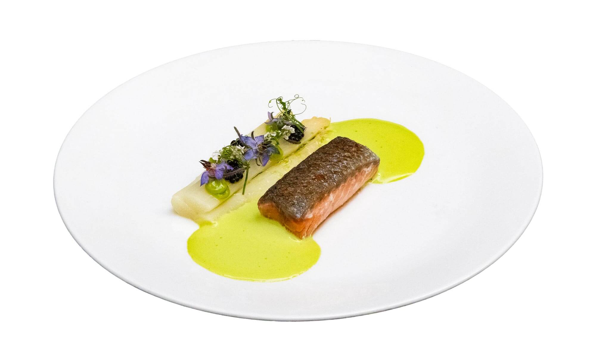 Saumon et asperges de Malines
