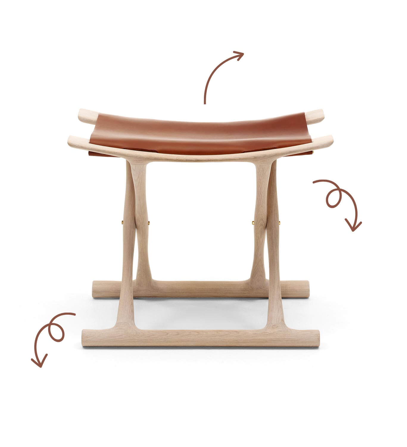 Icône du design : Le tabouret égyptien d'Ole Wanscher - 1957