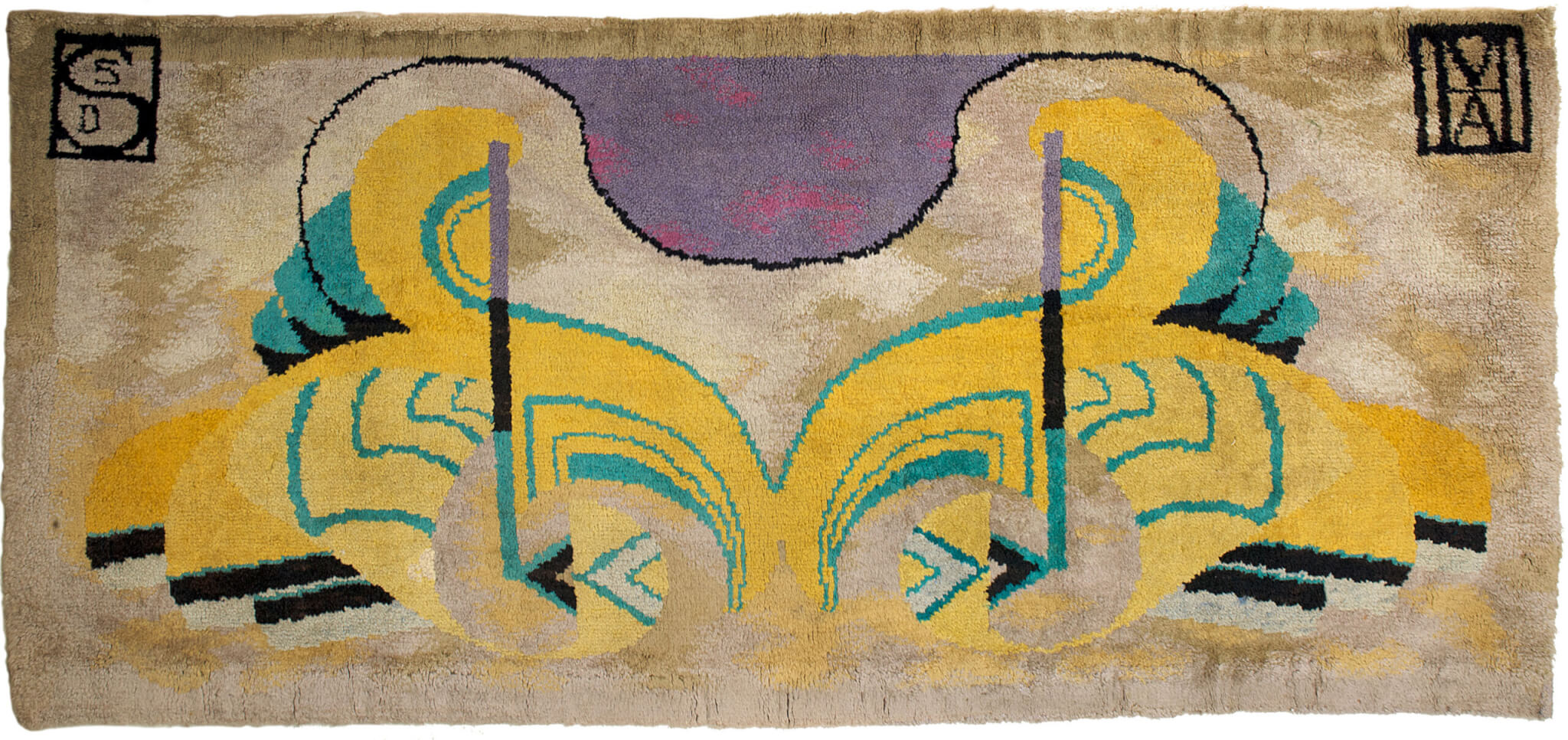 Elisabeth De Saedeleer, tapis de style Art déco