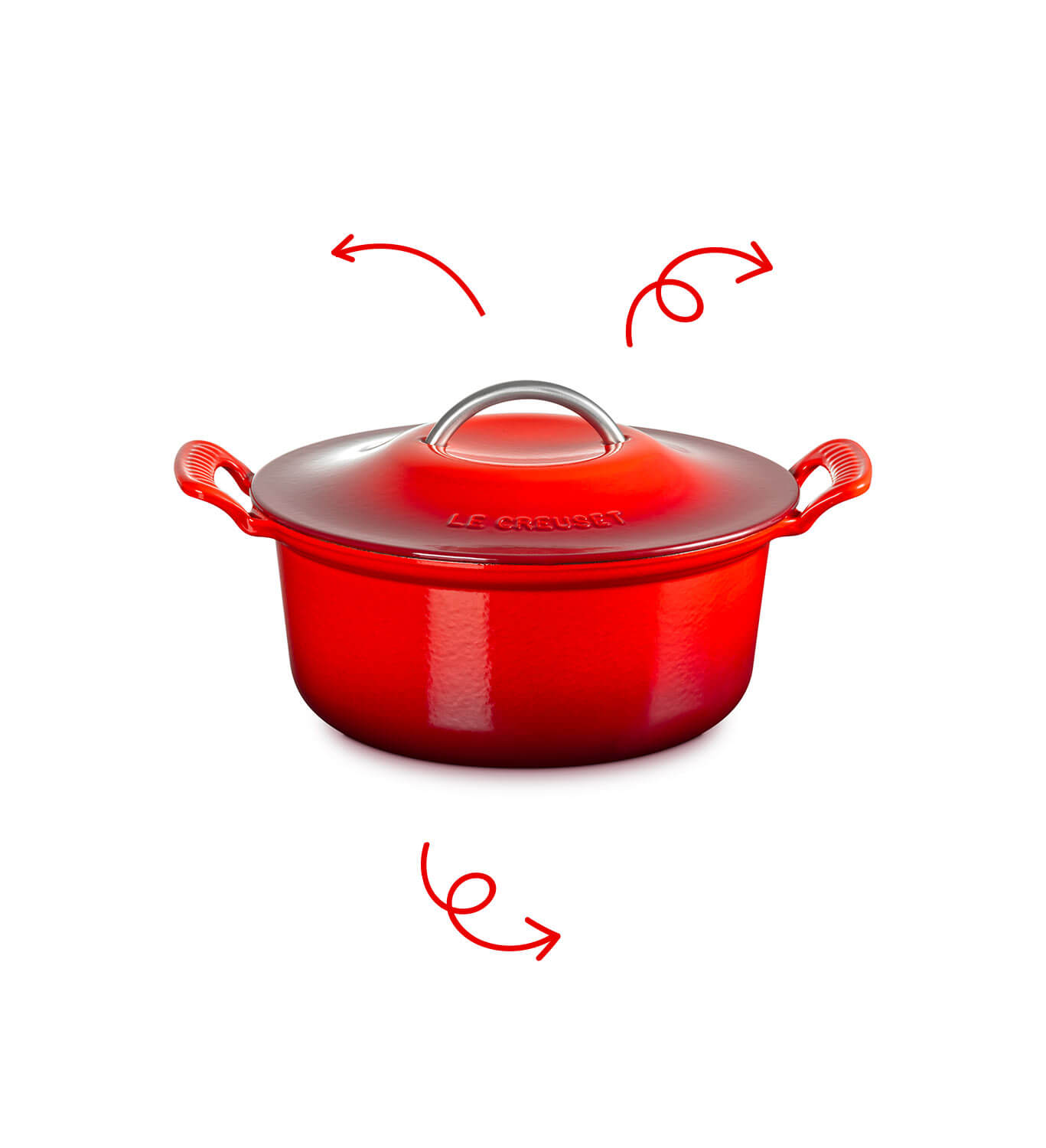 Icône des fourneaux : La cocotte Le Creuset